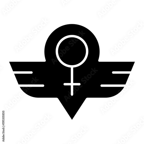 Superwoman badge icon