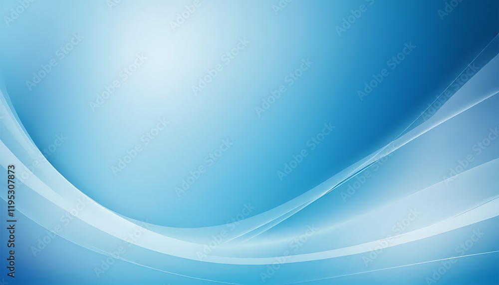 Abstract Blue Background Serene Waves Design Soft Light Gradient Abstract Blue Background Serene Waves Design Soft Light Gradient