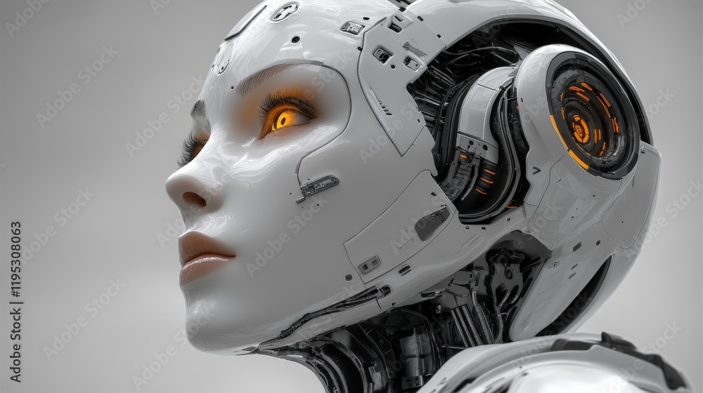 A high-tech digital silhouette representing artificial intelligence, perfect for technology, innovation, and futuristic themes. A high-tech digital silhouette representing artificial intelligence, perfect for technology, innovation, and futuristic themes.