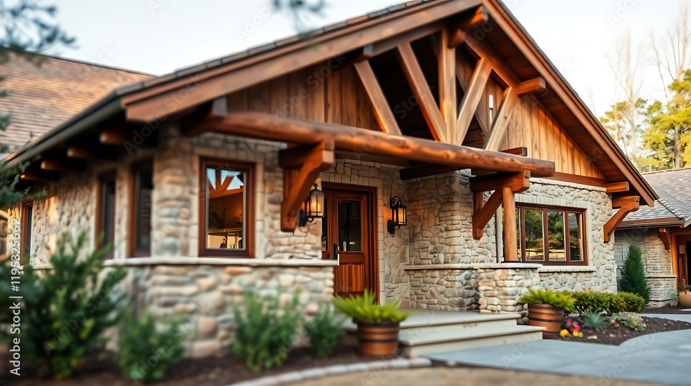 Rustic Modern Stone House Exterior: Dream Home Design, Real Estate, Architecture Rustic Modern Stone House Exterior: Dream Home Design, Real Estate, Architecture
