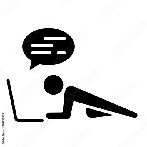 Work from home icon