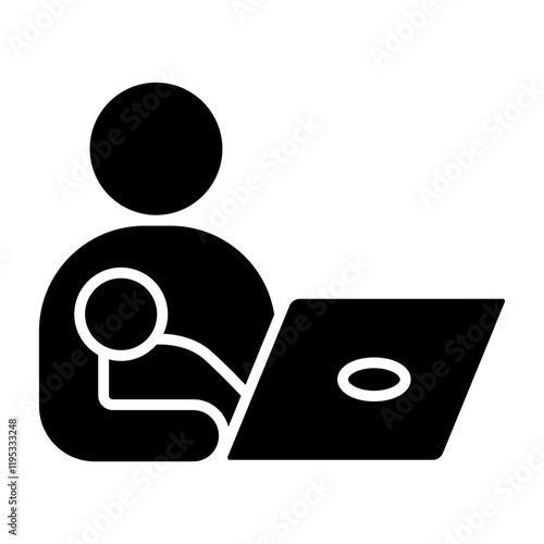 Work from home icon