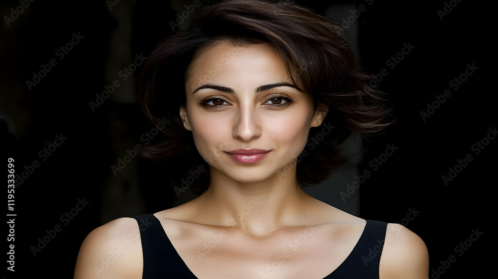 Woman Portrait Realistic Image Woman Portrait Realistic Image