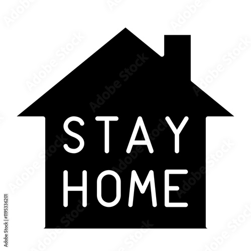 Stay home icon