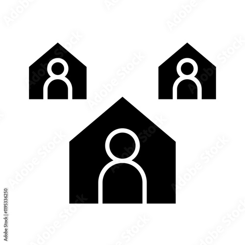 Stay home icon