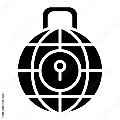Covid-19 lockdown icon
