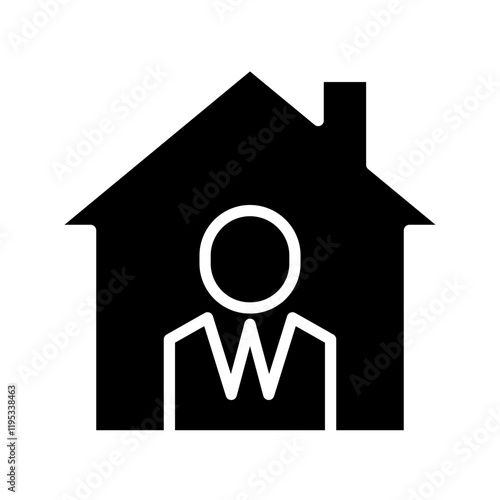 Work from home icon