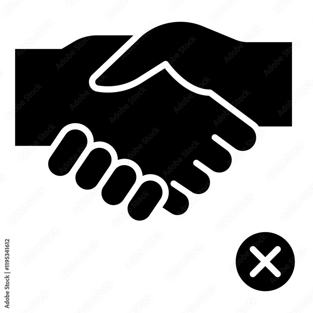 Obraz premium Social distancing icon