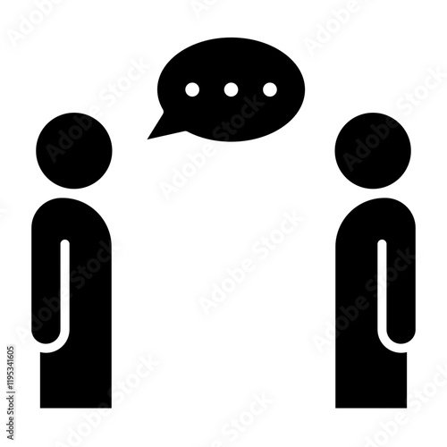 Social distancing icon