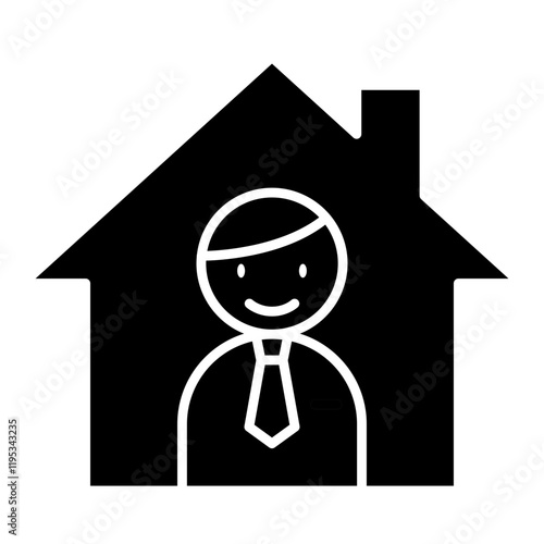 Work from home icon