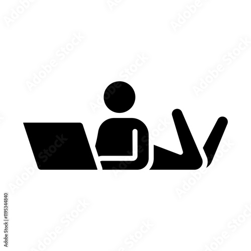 Work from home icon