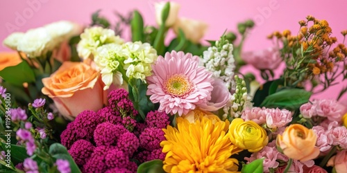 Close up of mixed flowers