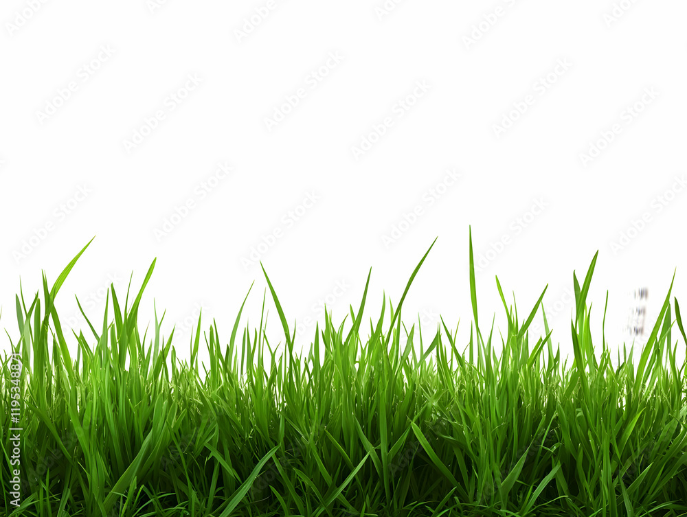 Vibrant Green Grass Background Image