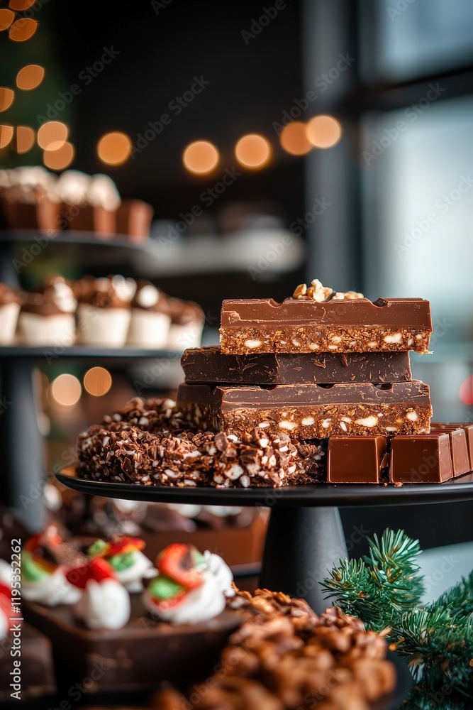 A Delectable Display of Classic Chocolate Bars and Treats Perfect for Any Sweet Tooth Celebration or Dessert Table A Delectable Display of Classic Chocolate Bars and Treats Perfect for Any Sweet Tooth Celebration or Dessert Table