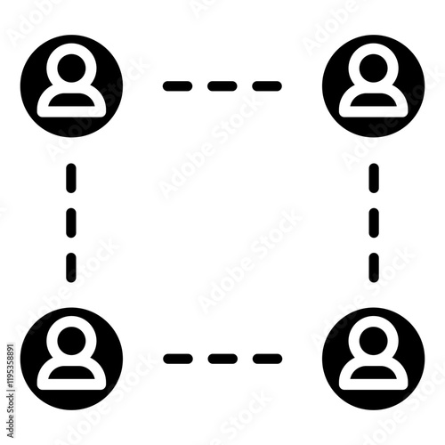 Peer to Peer Network Icon