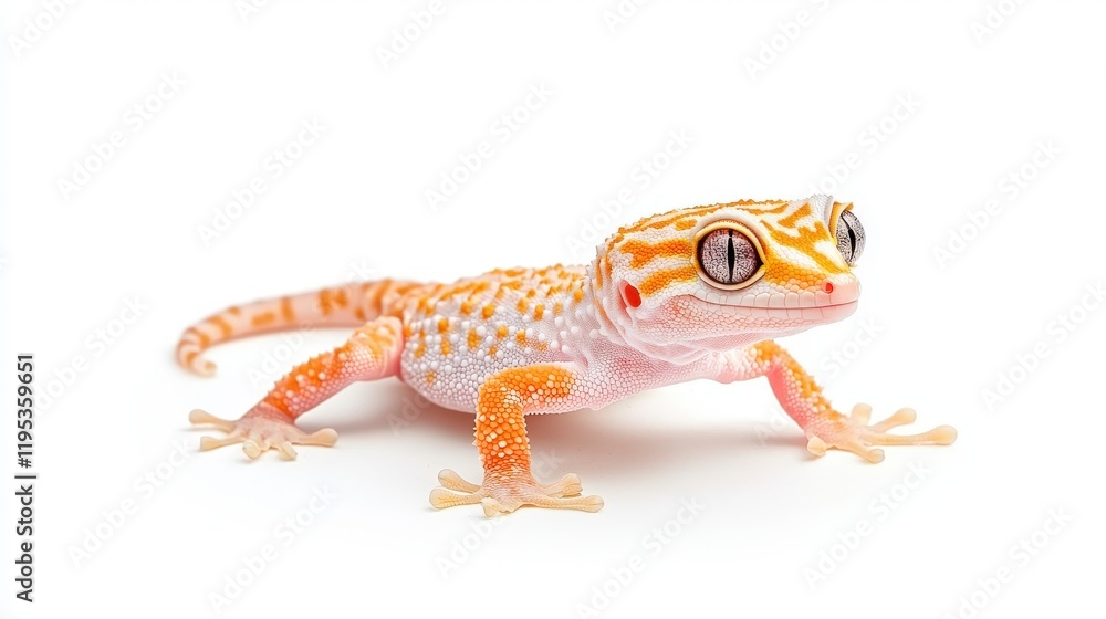A vibrant gecko with striking patterns and vivid colors, showcasing the beauty of reptiles in a clean, minimalist setting. A vibrant gecko with striking patterns and vivid colors, showcasing the beauty of reptiles in a clean, minimalist setting.