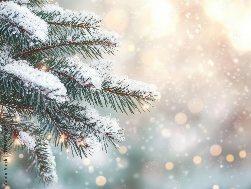 luxuriant winter forest panorama with fresh snow-covered fir tree branches creating natural festive holiday background luxuriant winter forest panorama with fresh snow-covered fir tree branches creating natural festive holiday background