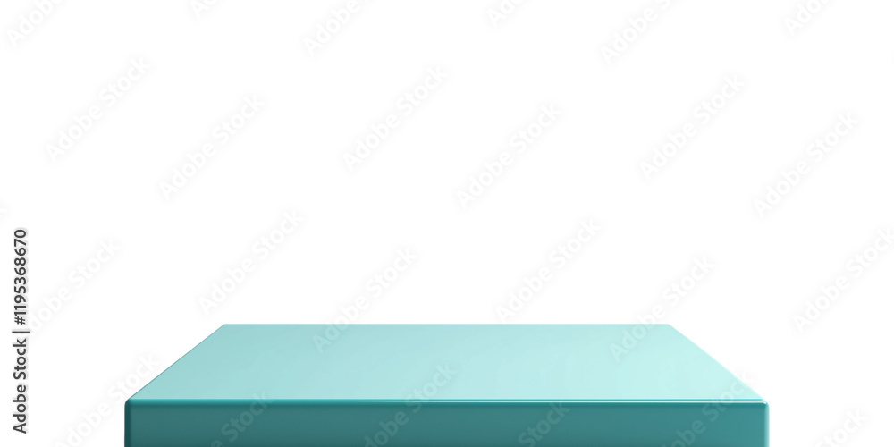 Aquamarine rubber base display isolated on transparency background, perfect for showcasing products or designs with modern and minimalistic style Aquamarine rubber base display isolated on transparency background, perfect for showcasing products or designs with modern and minimalistic style