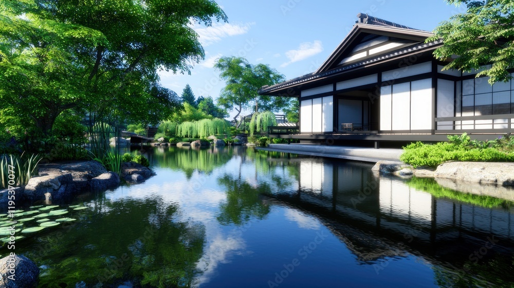 Tranquil Japanese Garden Tranquil Japanese Garden