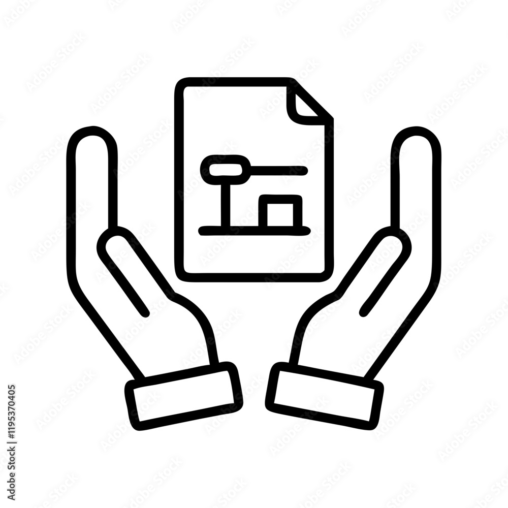 hands holding a project icon, hands holding a project line art - simple line art of hands holding a project, perfect for hands holding a project logos and icons and themed design hands holding a project icon, hands holding a project line art - simple line art of hands holding a project, perfect for hands holding a project logos and icons and themed design
