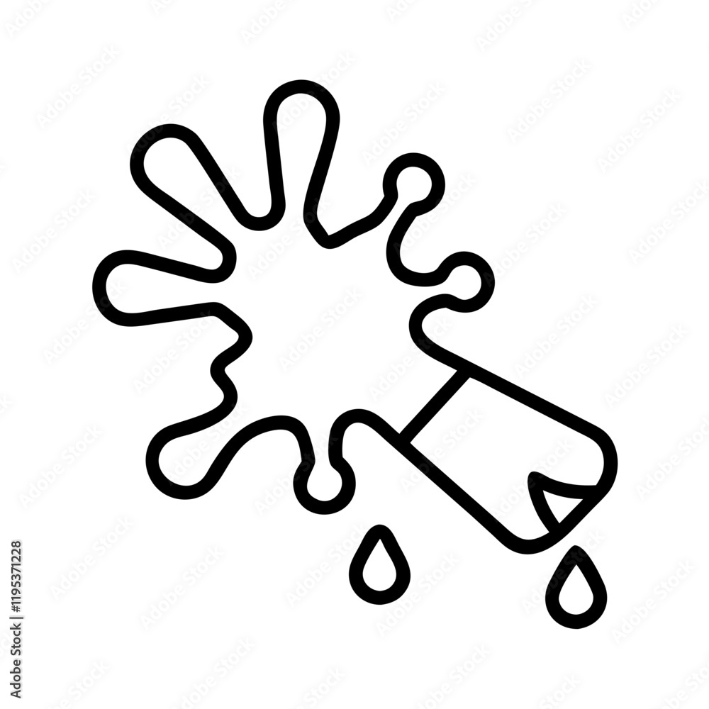 paint splatter icon, paint splatter line art - simple line art of paint splatter, perfect for paint splatter logos and icons and themed design paint splatter icon, paint splatter line art - simple line art of paint splatter, perfect for paint splatter logos and icons and themed design