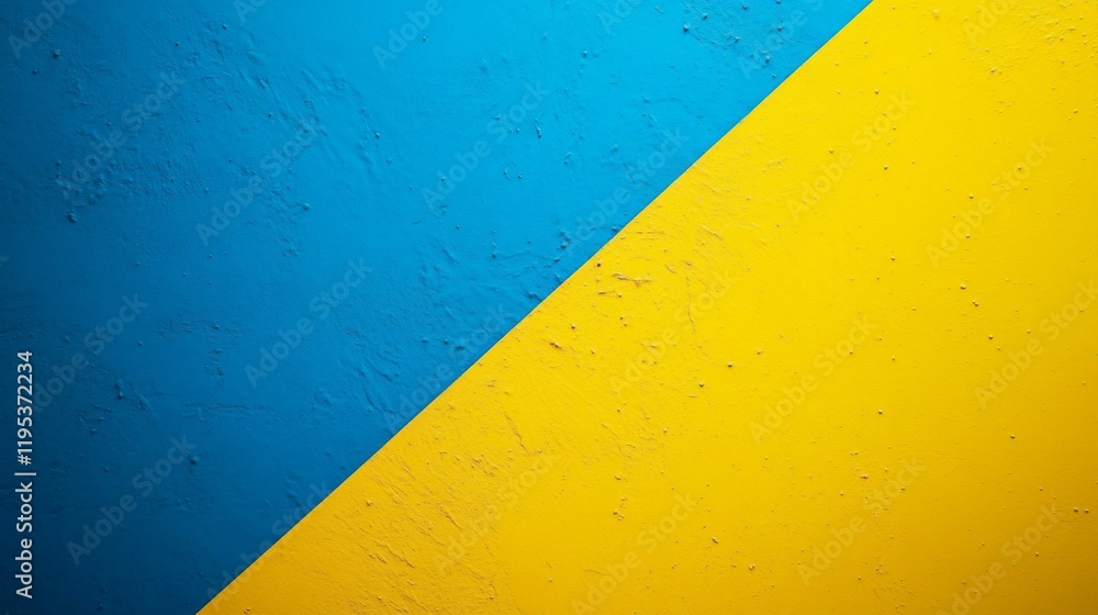 Vibrant Color Block Wall Design Vibrant Color Block Wall Design