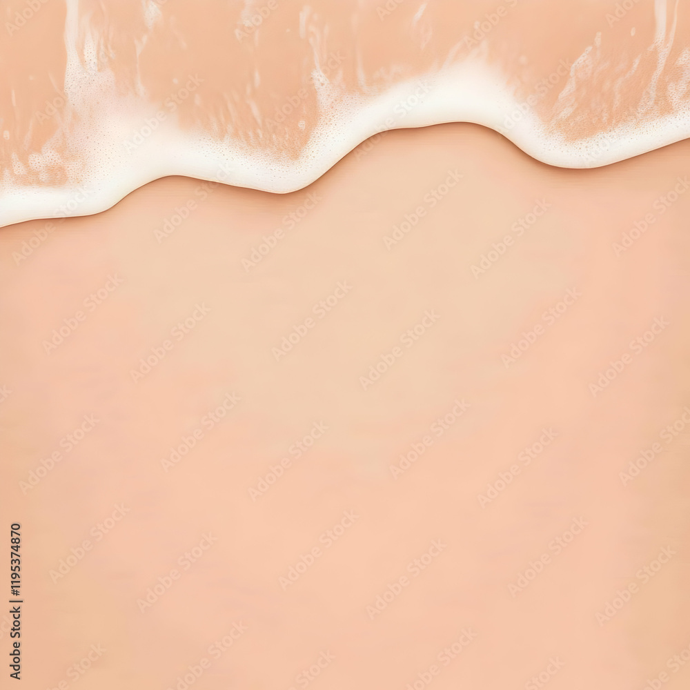 Peach Beach Wave Abstract Background
