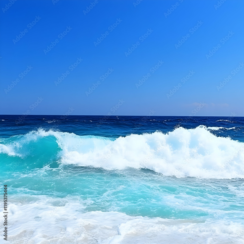 Ocean Wave Photo: Turquoise Water Crashing Ocean Wave Photo: Turquoise Water Crashing