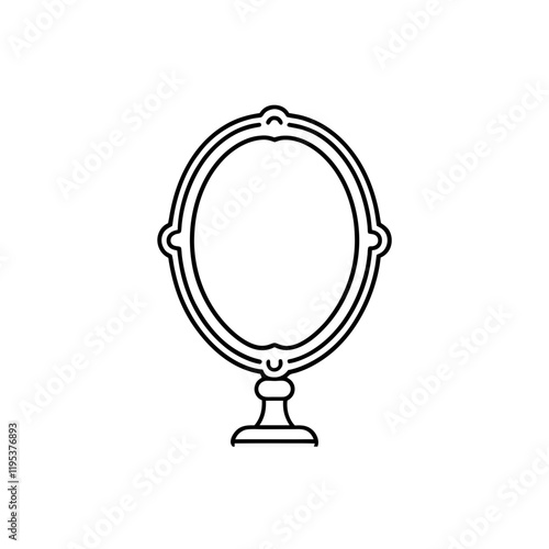 mirror icon on transparent background
