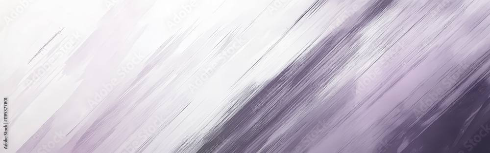 Fototapeta premium Abstract strokes create a subtle gradient in muted tones with a soothing blend of light lavender and gray