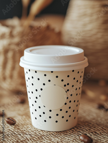 Paper Coffe cups Template photo