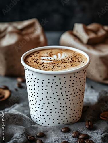 Paper Coffe cups Template photo