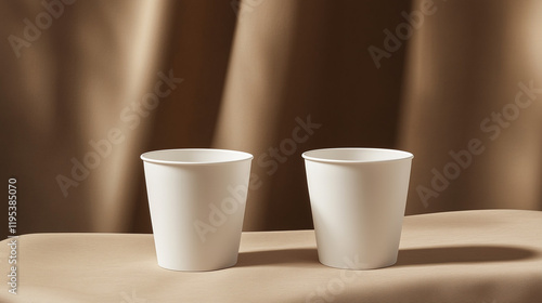 Paper Coffee cups Template