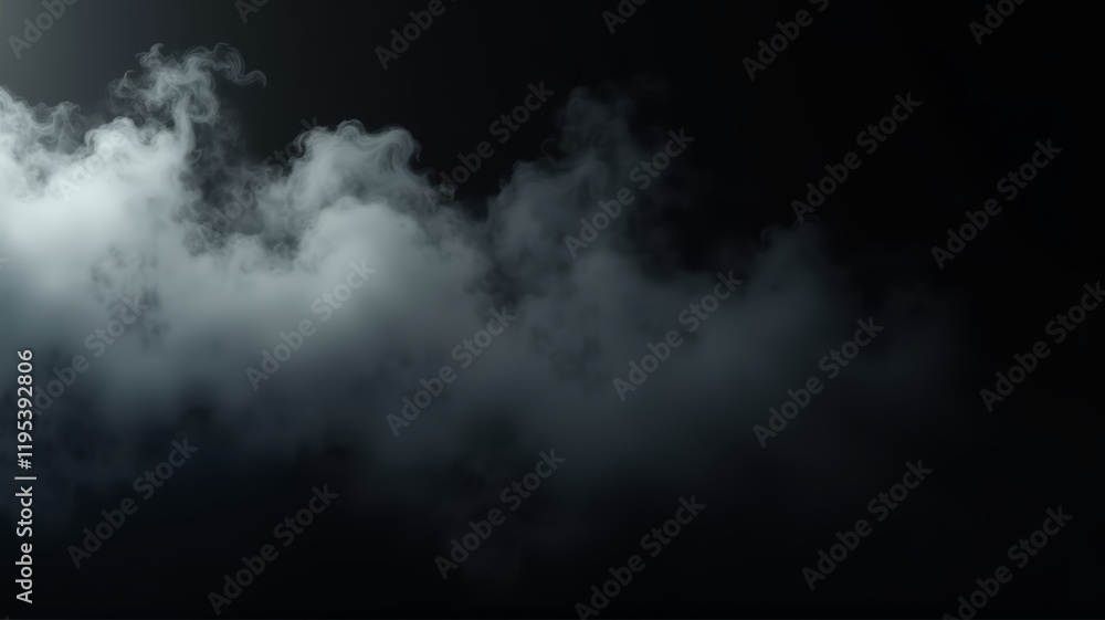 fog or smoke isolated on dark background, abstract texture with empty black space fog or smoke isolated on dark background, abstract texture with empty black space