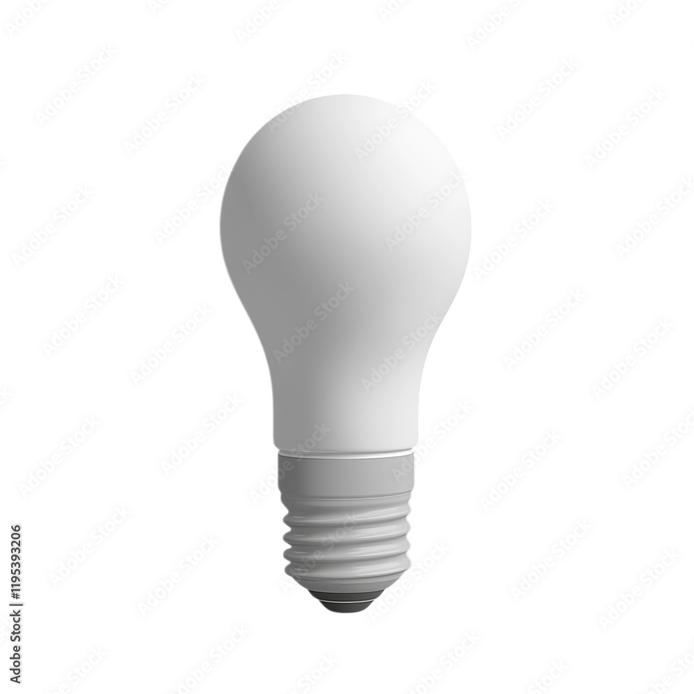 White Lightbulb: A Symbol of Illumination and Ideas White Lightbulb: A Symbol of Illumination and Ideas