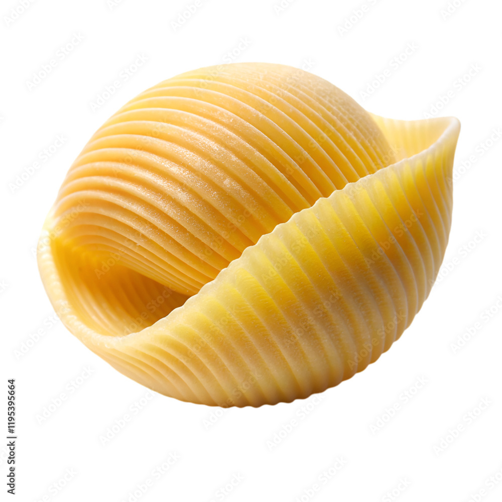 Single conchiglie pasta isolated on transparent background Single conchiglie pasta isolated on transparent background