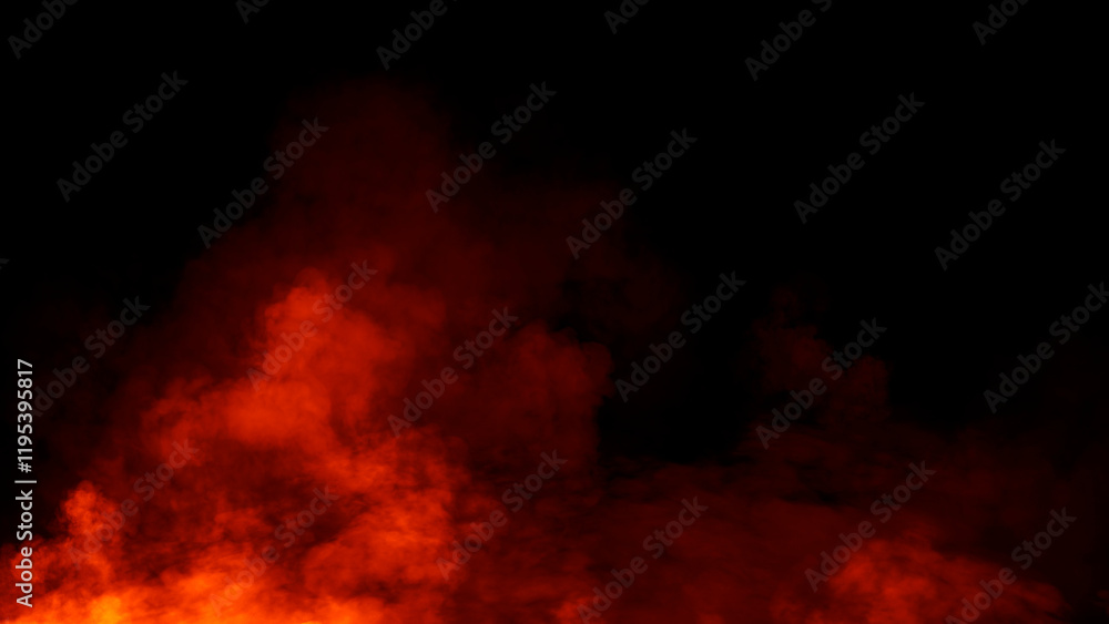 Abstract fire misty fog on isolated black background. Smoke stage studio. Texture overlays. The concept of aromatherapy. Abstract fire misty fog on isolated black background. Smoke stage studio. Texture overlays. The concept of aromatherapy.
