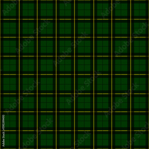 dark green and black Tartan Plaid Background Pattern Seamless
