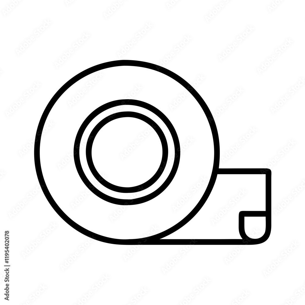 masking tape icon, masking tape line art - simple line art of masking tape, perfect for masking tape logos and icons and themed design masking tape icon, masking tape line art - simple line art of masking tape, perfect for masking tape logos and icons and themed design