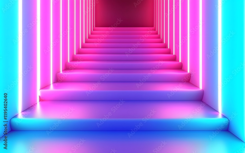 A neon gradient with striking shades of electric pink, cobalt blue, and glowing purple in a seamless transition. A neon gradient with striking shades of electric pink, cobalt blue, and glowing purple in a seamless transition.
