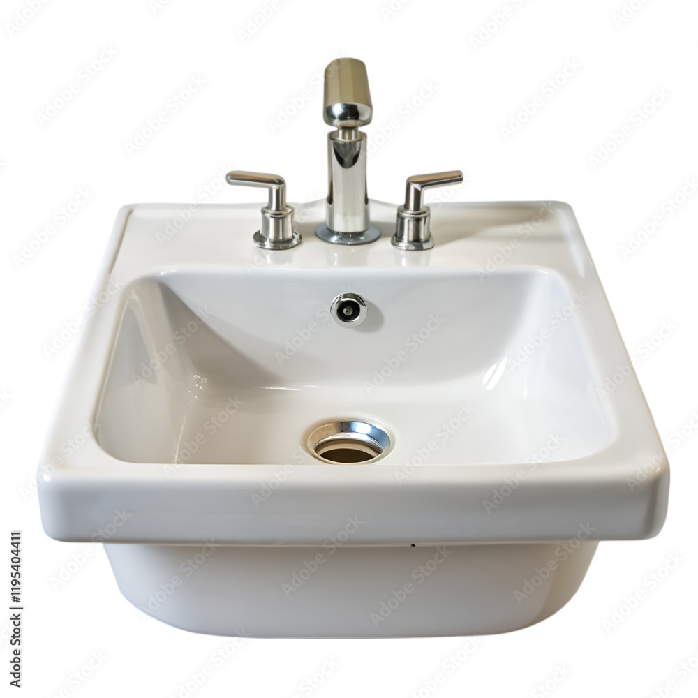 Fototapeta premium Sink isolated on transparent background