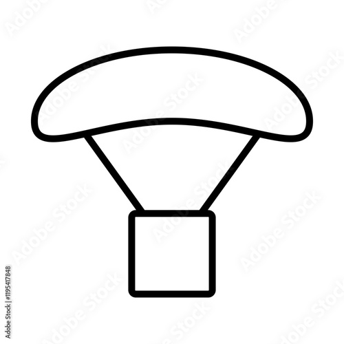 Paratrooper Icon Design