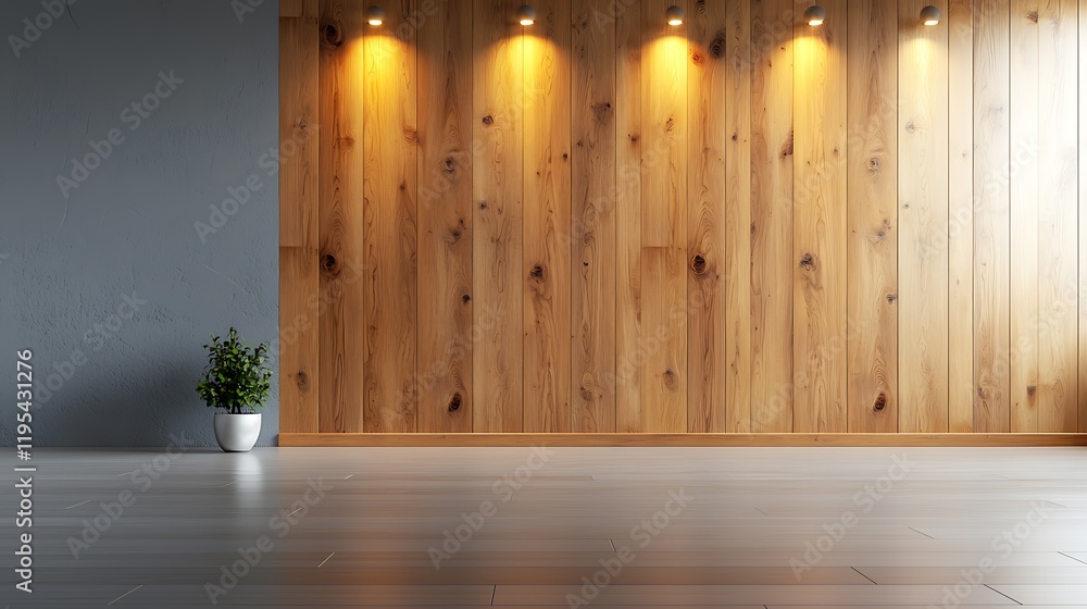 Minimalist wardrobe design with sliding wood panels and concrete wall backdrop creating a clean modern and organized living or office space Minimalist wardrobe design with sliding wood panels and concrete wall backdrop creating a clean modern and organized living or office space