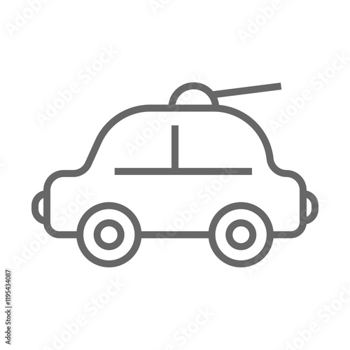 Military Vehicle Icon Design