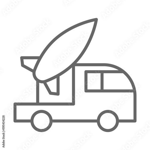 Canvas Print Artillery Icon Design