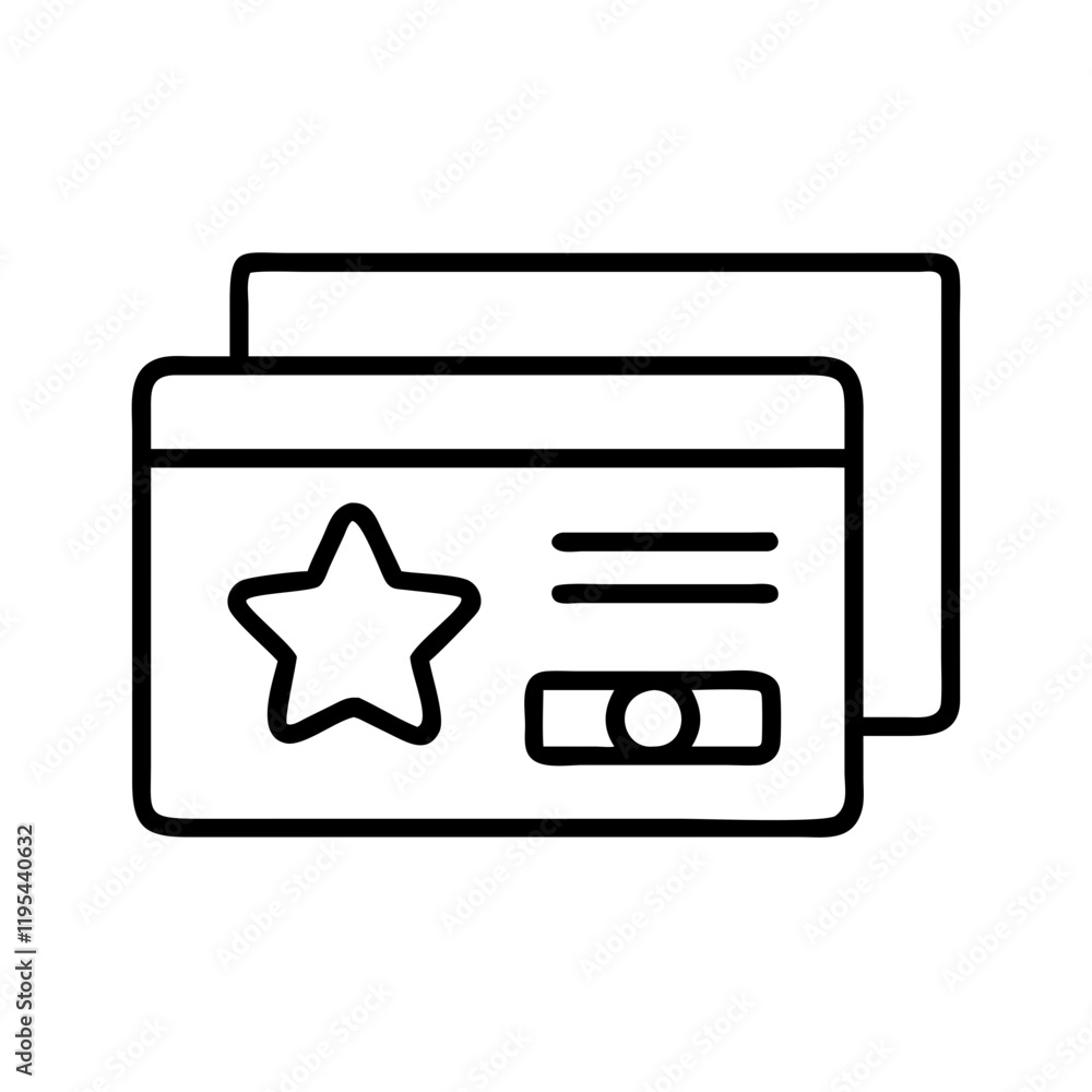store loyalty card icon, store loyalty card line art - simple line art of store loyalty card, perfect for store loyalty card logos and icons and themed design store loyalty card icon, store loyalty card line art - simple line art of store loyalty card, perfect for store loyalty card logos and icons and themed design