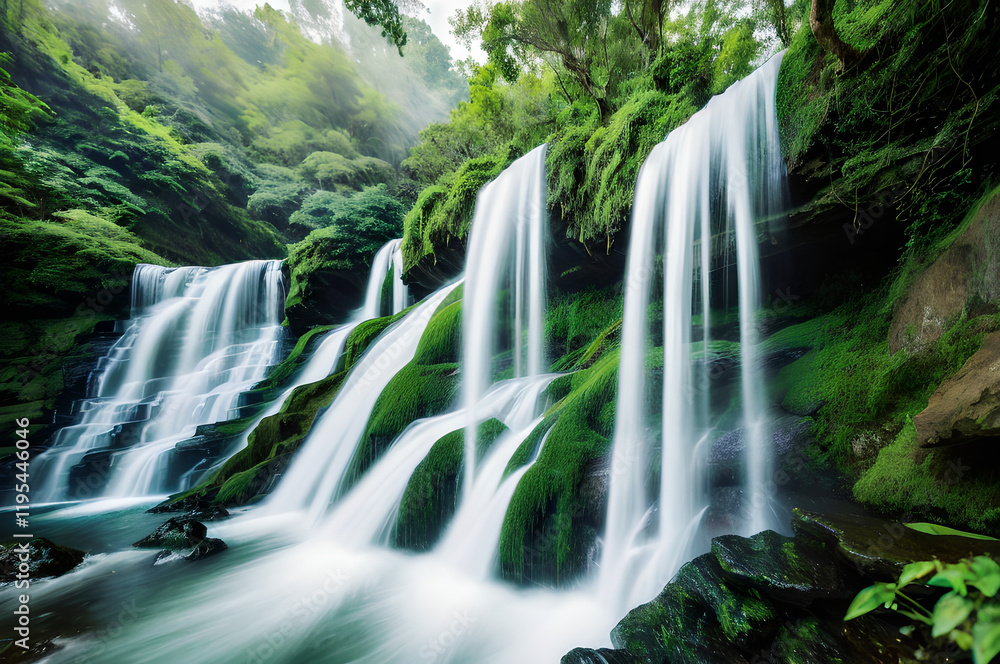 Fototapeta premium 滝の迫力