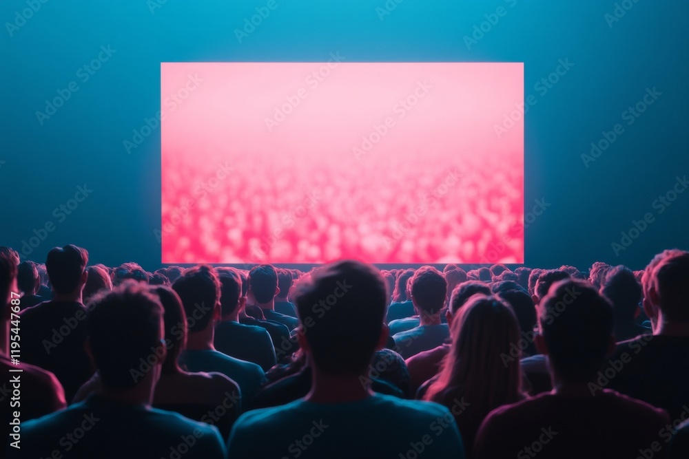Obraz premium Neon-Infused Esports Arena Digital Screens and Virtual Competitions - Engaging Global Youth Fandom and Broadcast Innovations in Gaming Events