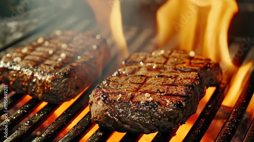 The Grilled Steak Flames