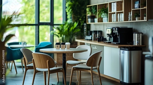 Wallpaper Mural Modern Office Break Room Design Torontodigital.ca